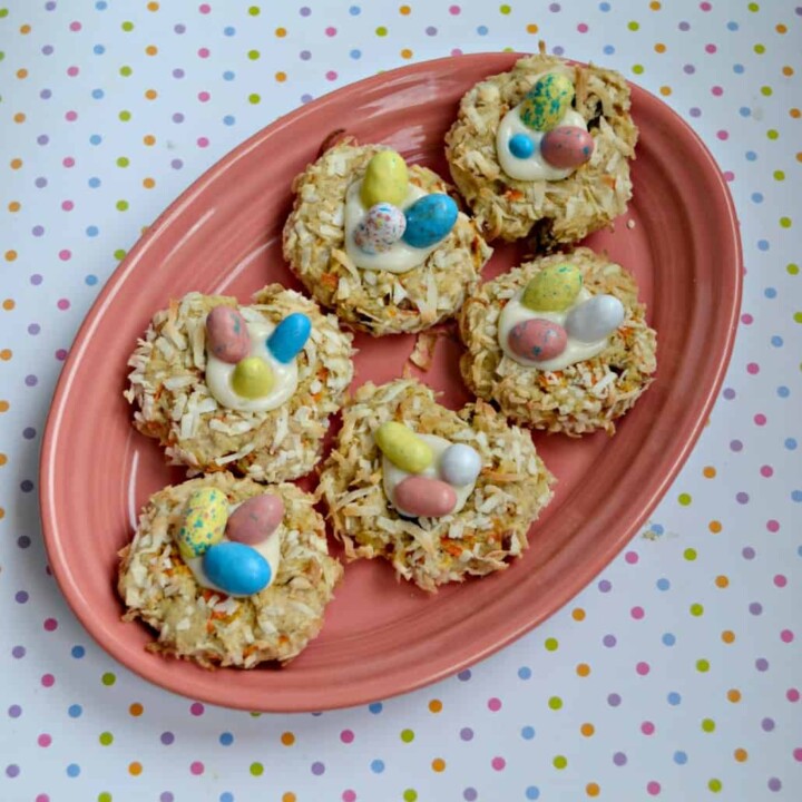Carrot Cake Bird's Nest Cookies - Hezzi-D's Books and Cooks