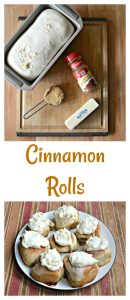 Everything you need to make Homemade Cinnamon Rolls