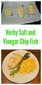 Everything you need to make Herby Salt and Vinegar Chip Fish