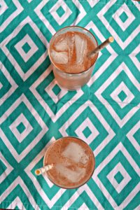 Summer is perfect for sipping on homemade Peach Guava Italian Soda!