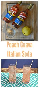 It's easy to make Peach Guava Soda