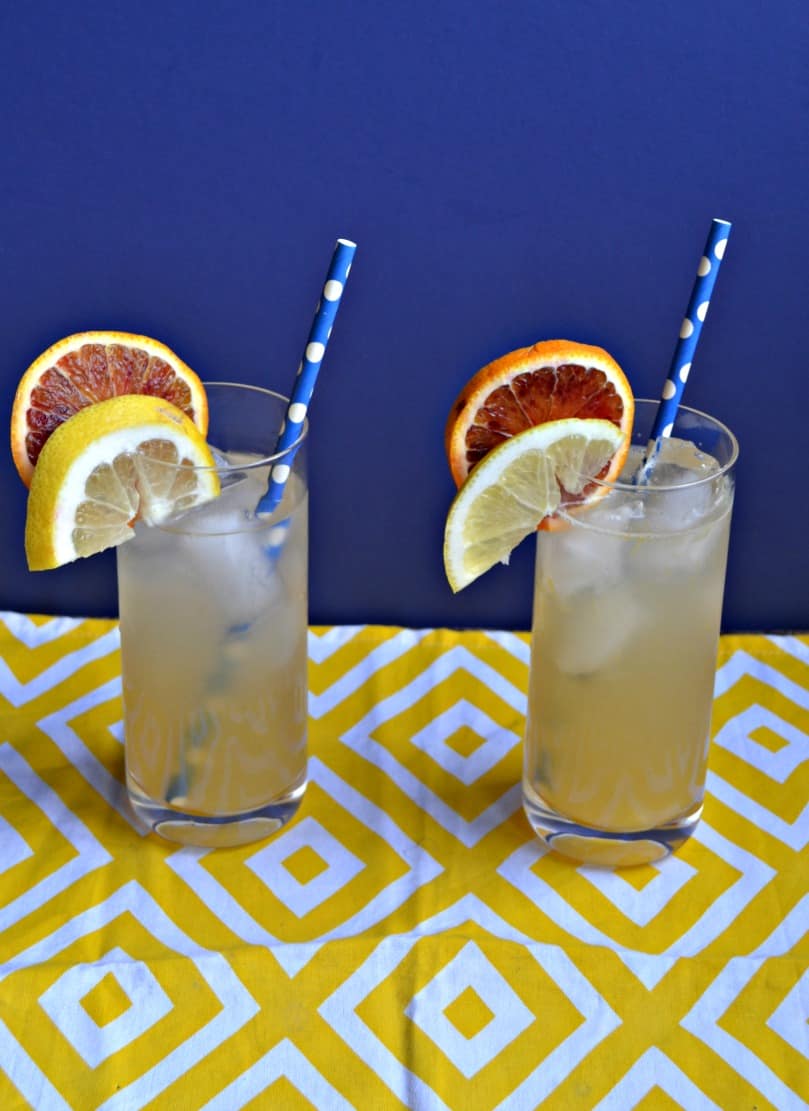 When it's hot outside grab a glass of this ice cold Pineapple Orange Lemonade!