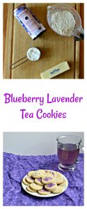 Everything you need to make Blueberry Lavender Tea Cookies
