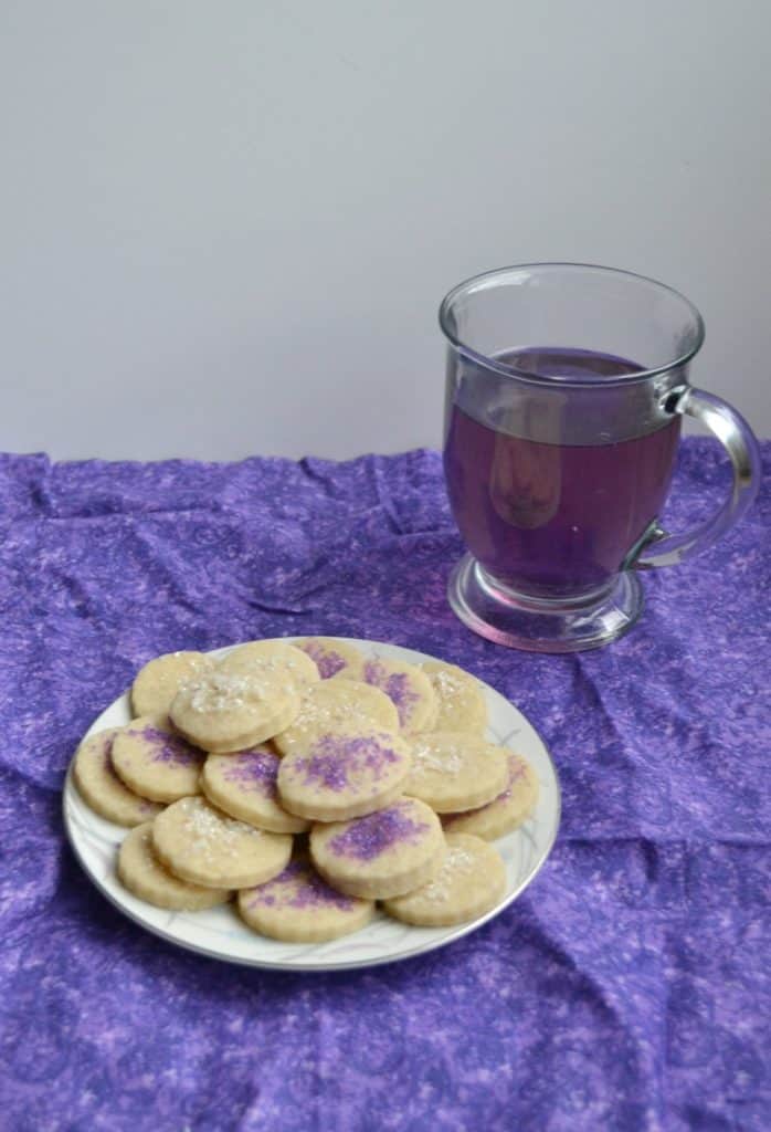 Bake up a batch of these buttery Blueberry Lavender Tea Cookies!