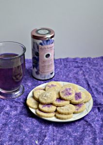 Sip on a cup of hot tea and enjoy my Blueberry Lavender Tea Cookies!