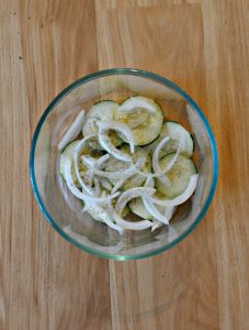 Easy Cucumber Onion Salad