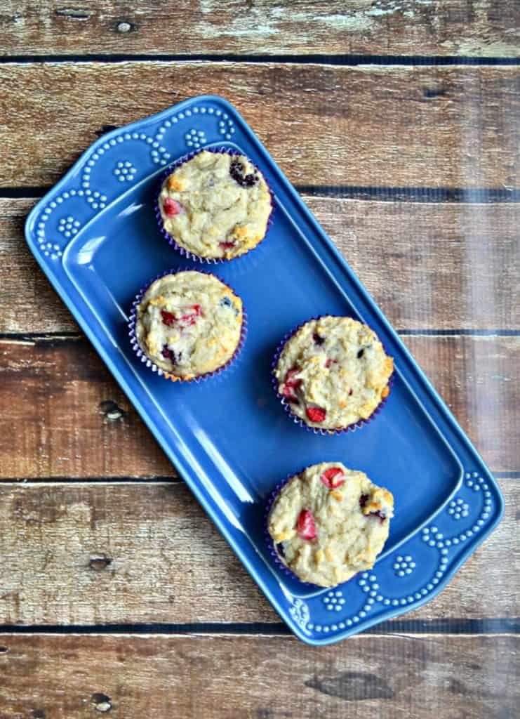 Vegan Yogurt Berry Muffins are perfect with a cup of coffee or tea.