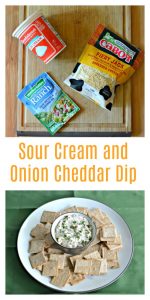 Sour Cream and Onion Cheddar Dip