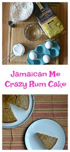 It's easy to make Jamaican Me Crazy Rum Cake