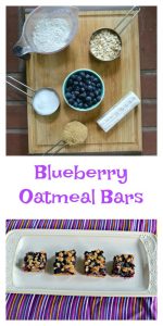 Everything you need to make Blueberry Oatmeal bars