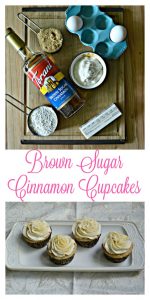 Everything you need to make Brown Sugar Cinnamon Cupcakes