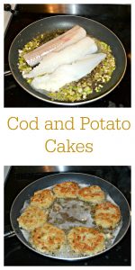 Everything you need to make Cod and Potato Cakes