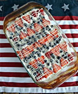 This No Bake Patriotic Summer Berry Icebox Cake will be your new summer favorite!