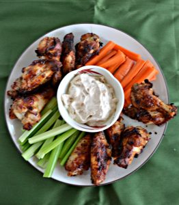 These Air Fryer Garlic Butter Ranch Wings are crispy and so tasty!