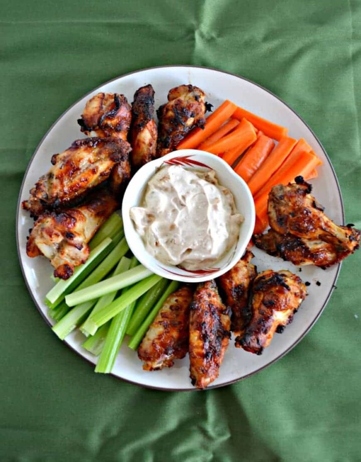 Garlic Butter Ranch Air Fryer Garlic Butter Ranch Wings - Hezzi-D's Books and Cooks