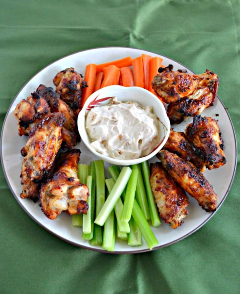 Garlic Butter Ranch Air Fryer Garlic Butter Ranch Wings - Hezzi-D's Books and Cooks