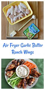 Everything you need to make Air Fryer Garlic Butter Ranch Wings