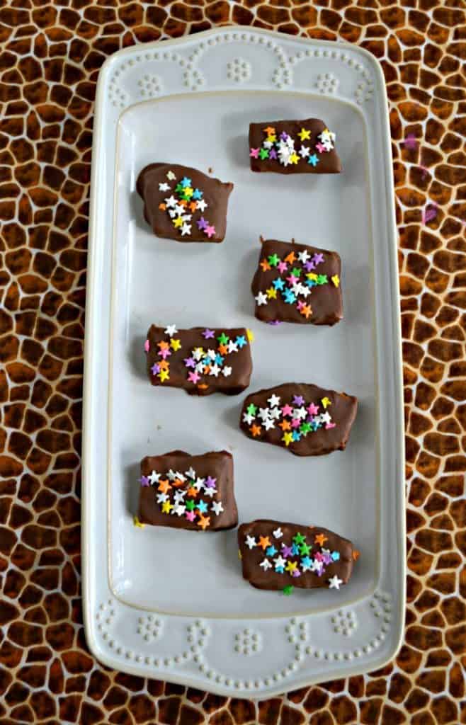 Bite into one of these crunchy pieces of Chocolate Covered Honeycomb Candy