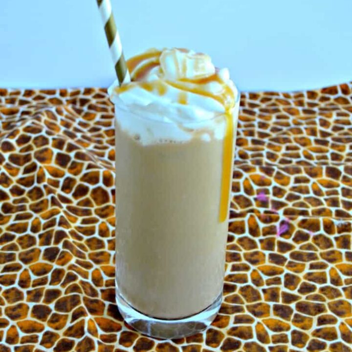 Cool off with this refreshing Iced Salted Caramel Latte