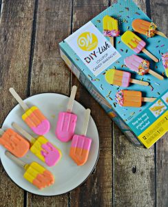 How fun are these little popsicle candies made with a Wilton DIY kit?