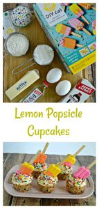 Everything you need to make Lemon Popsicle Cupcakes