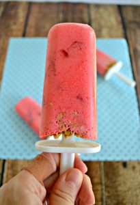 Breakfast or snack? Who cares! These Strawberry Yogurt Pops with Granola are great anytime!