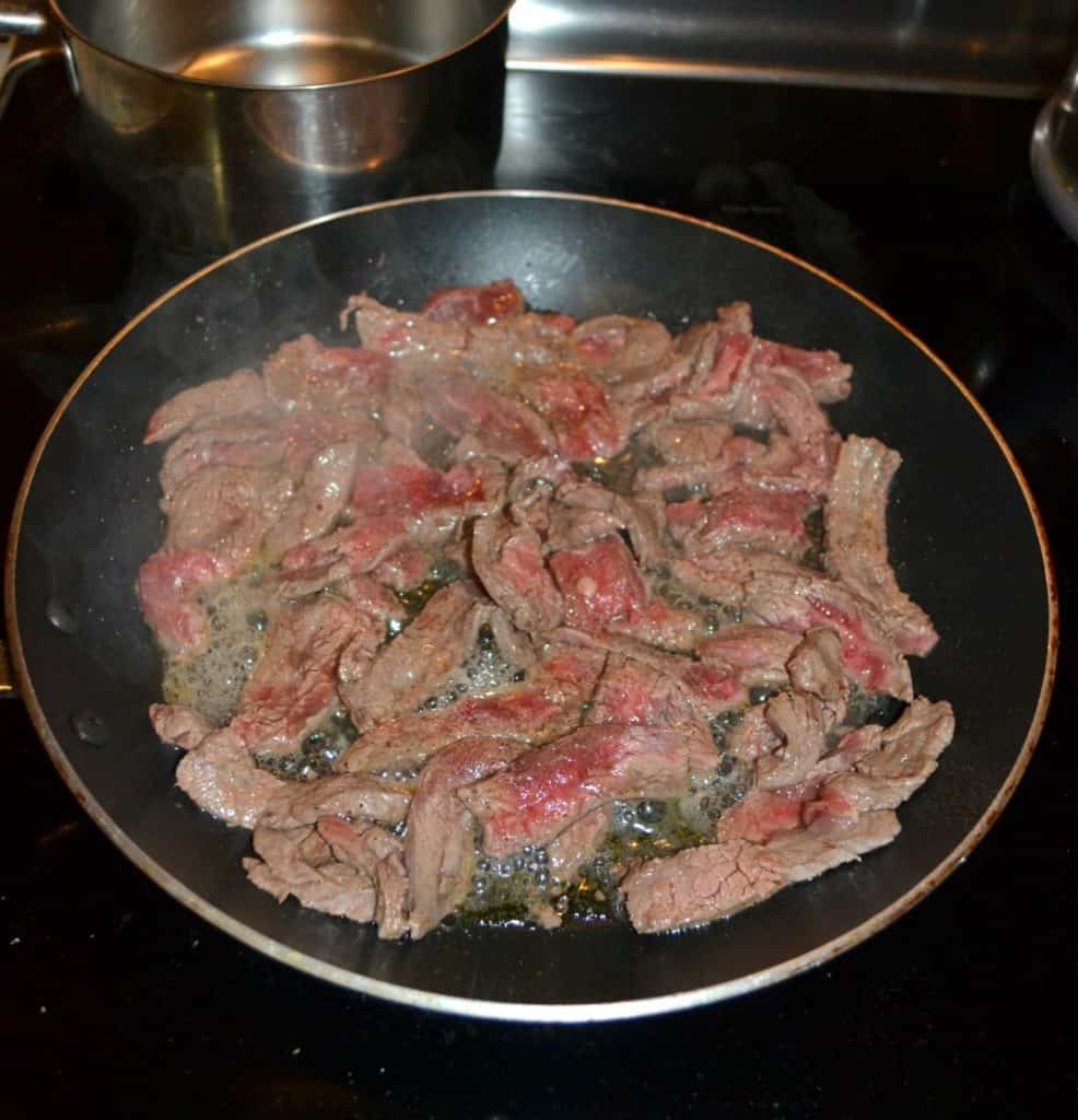 Thinly sliced strips of beef make a tasty Beef Bulgogi