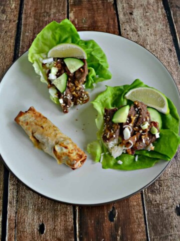I can't get enough of these easy to make and flavorful Beef Bulgogi Lettuce Wraps