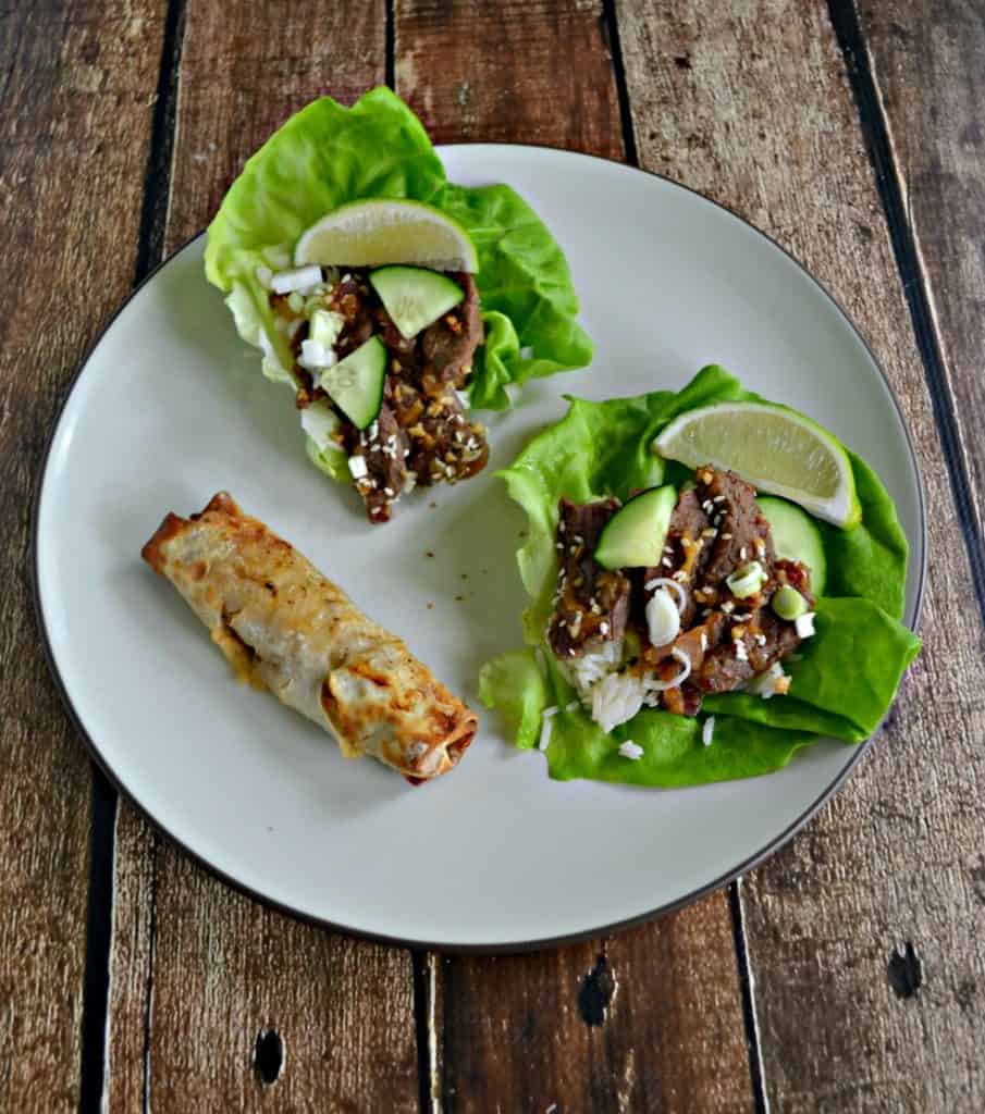 I can't get enough of these easy to make and flavorful Beef Bulgogi Lettuce Wraps