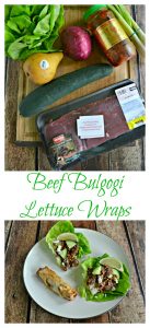 It only takes a few ingredients to make a fresh and flavorful Beef Bulgogi Lettuce Wrap