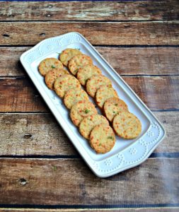 Have a few of these Chedder Herb Biscuits (crackers) for a snack!