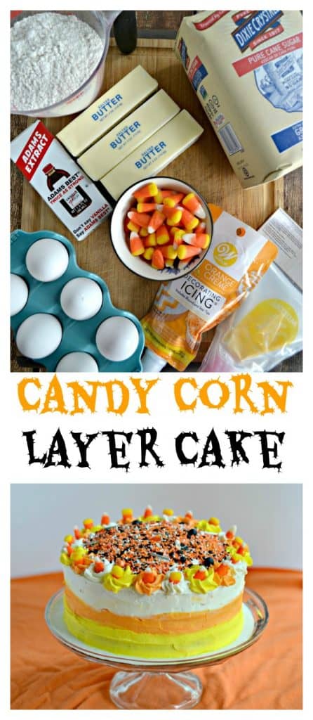 It's not that hard to make a fun and festive Candy Corn Layer Cake!