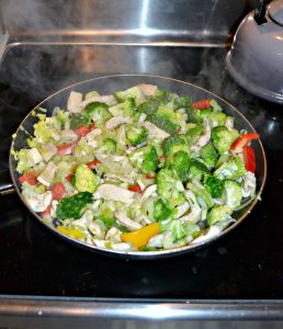 Chicken Stir Fry with Leeks and Salt & pepper Lettuce is a flavorful weeknight meal.