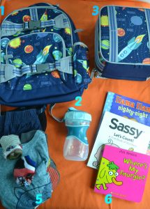 Things I pack daily to take to daycare