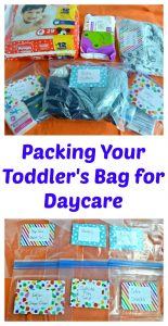 Packing Your Toddler's Bag for Daycare