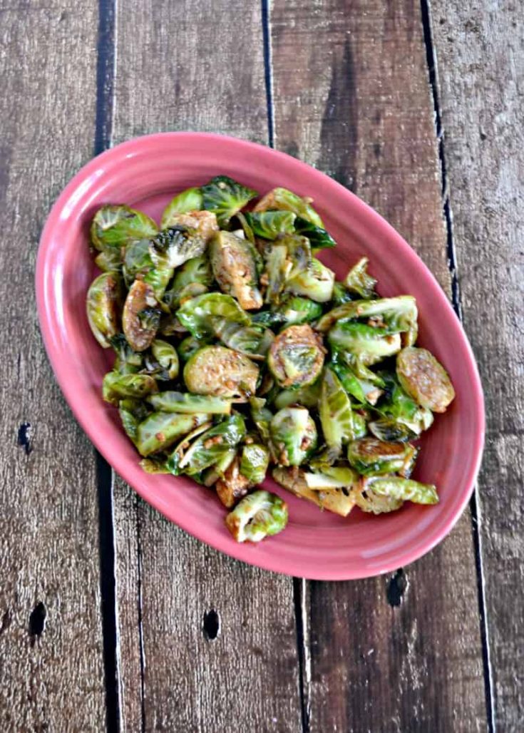 Balsamic Mustard Brussels Sprouts