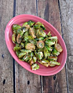Looking for a holiday side dish? Give these fresh Balsamic Mustard Brussles Sprouts a try