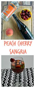 Grab your favorite stone fruits and make this tasty Peach Cherry Sangria.