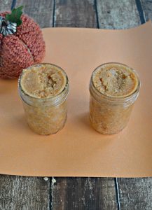Have dry skin? This Pumpkin Spice Sugar Scrub smells amazing AND will make your skin silky smooth!