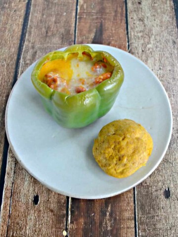 I can't get enough of these easy and flavorful Chorizo Stuffed peppers