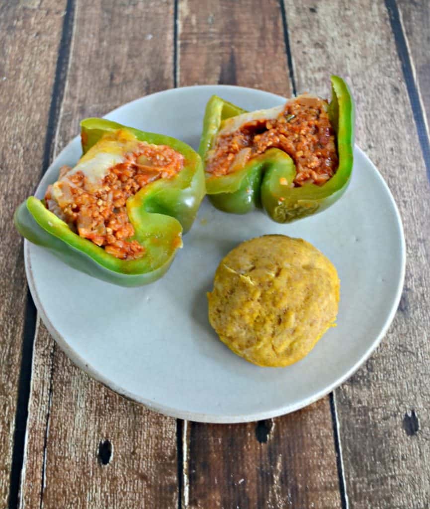 I love the flavors in these Chorizo Stuffed Peppers