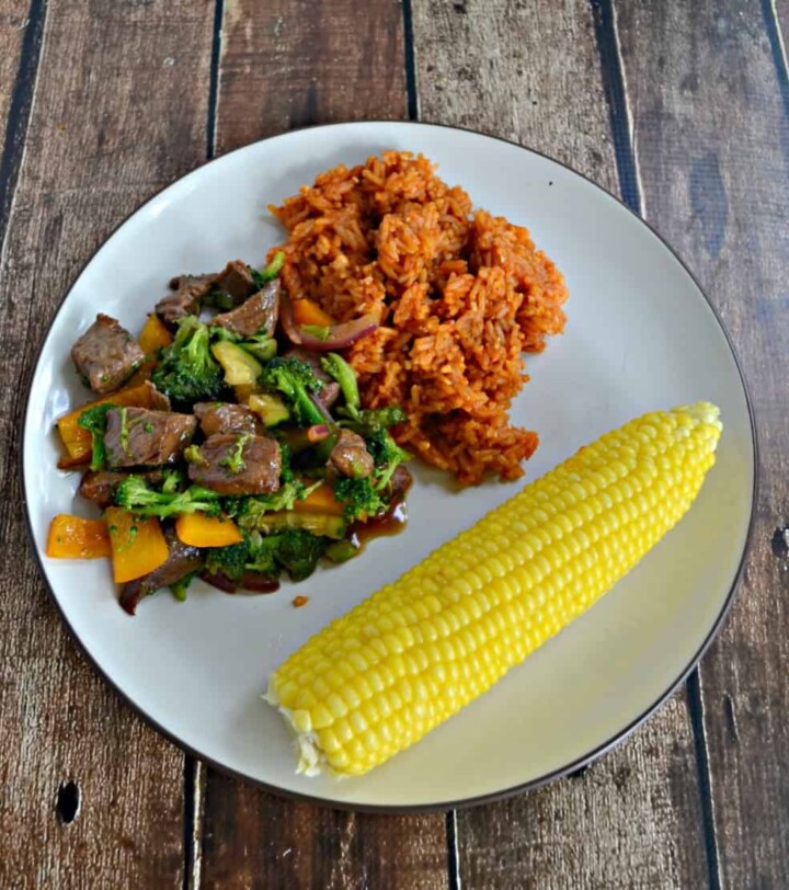 Shaking Beef with Vietnamese Red Rice - Hezzi-D's Books and Cooks