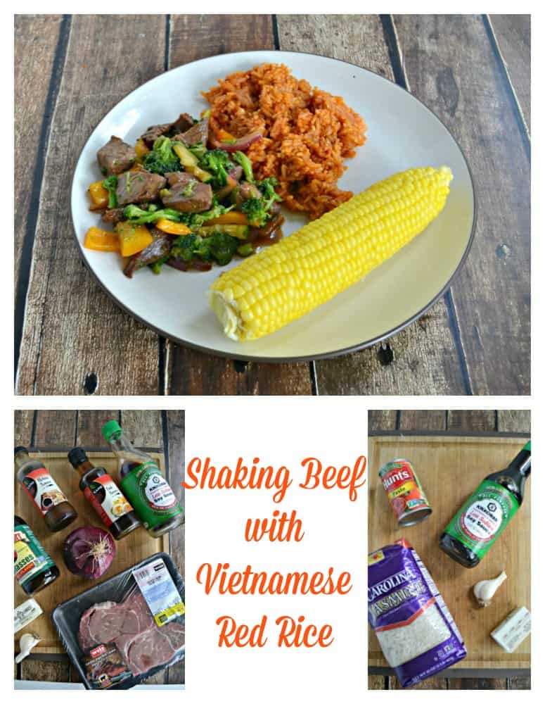 Need a flavorful weeknight meal? Try Shaking Beef with Vietnamese Red Rice