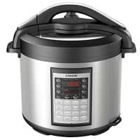 COSORI CP018-PC 8Qt 8-in-1 Electric Pressure Cooker with Instant Stainless Steel Pot, 17-Program Slow Cooker, Steamer, Sauté, Yogurt Maker & Warmer, Extra Glass Lid, 2-Year Warranty, 8 quart