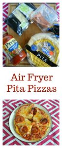 It's easy to make Air Fryer Pita Pizzas