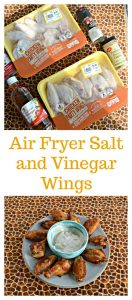 I can't get enough of these Air Fryer Salt and Vinegar Wings