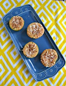 I can't get enough of these tropical Banana, Papaya, and Passion Fruit Muffins