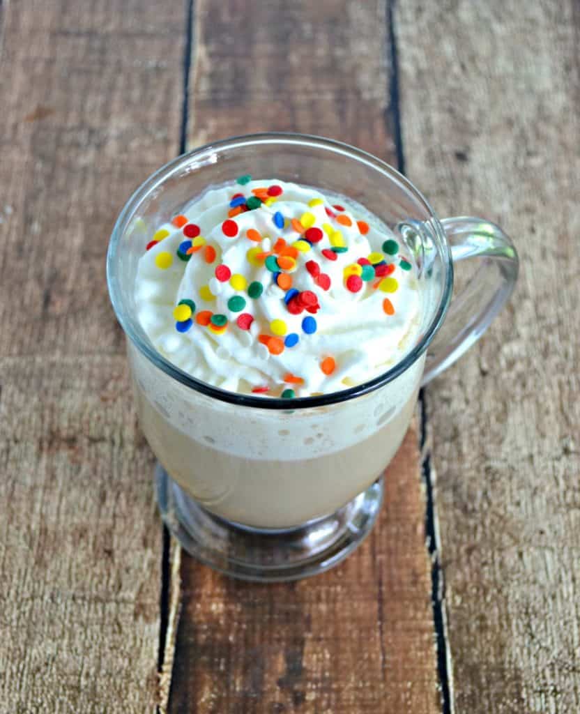 Having a birthday party? Sip on a Birthday Cake Latte!