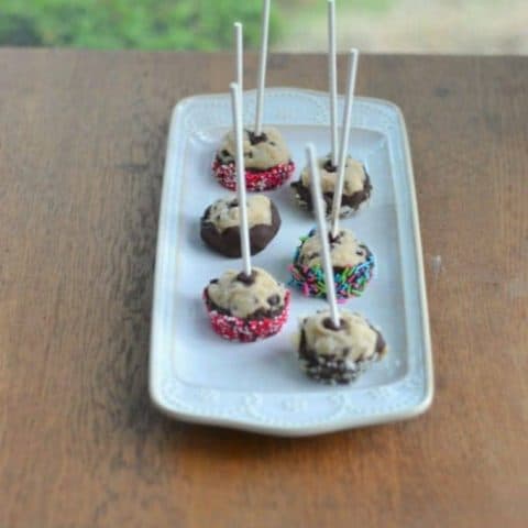 Chocolate Chip Cookie Dough Pops