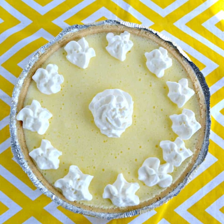 This Lemon Chiffon Pie tastes amazing and has an airy texture.
